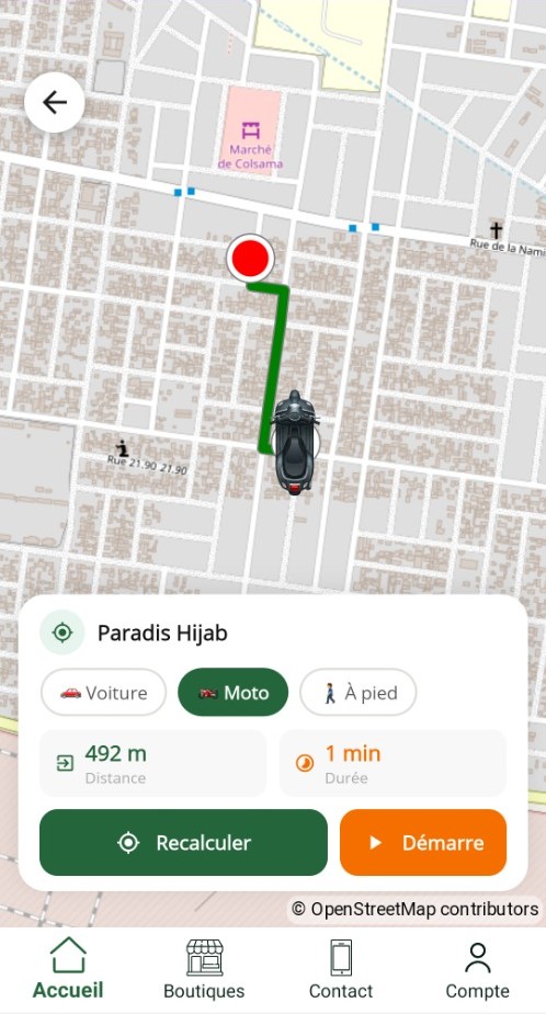Navigation GPS et Carte en direct Luumo